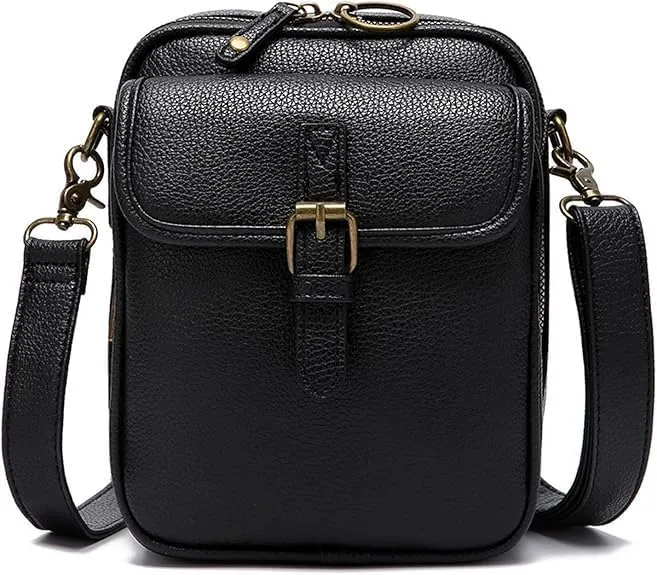 Collaboraten1 Crossbody Leather Bag, Collaborateam Urvashi Collaboration Anti Theft Shoulder Bags for Travel