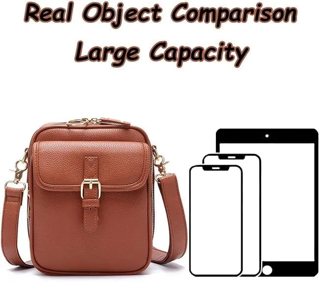 Collaboraten1 Crossbody Leather Bag, Collaborateam Urvashi Collaboration Anti Theft Shoulder Bags for Travel