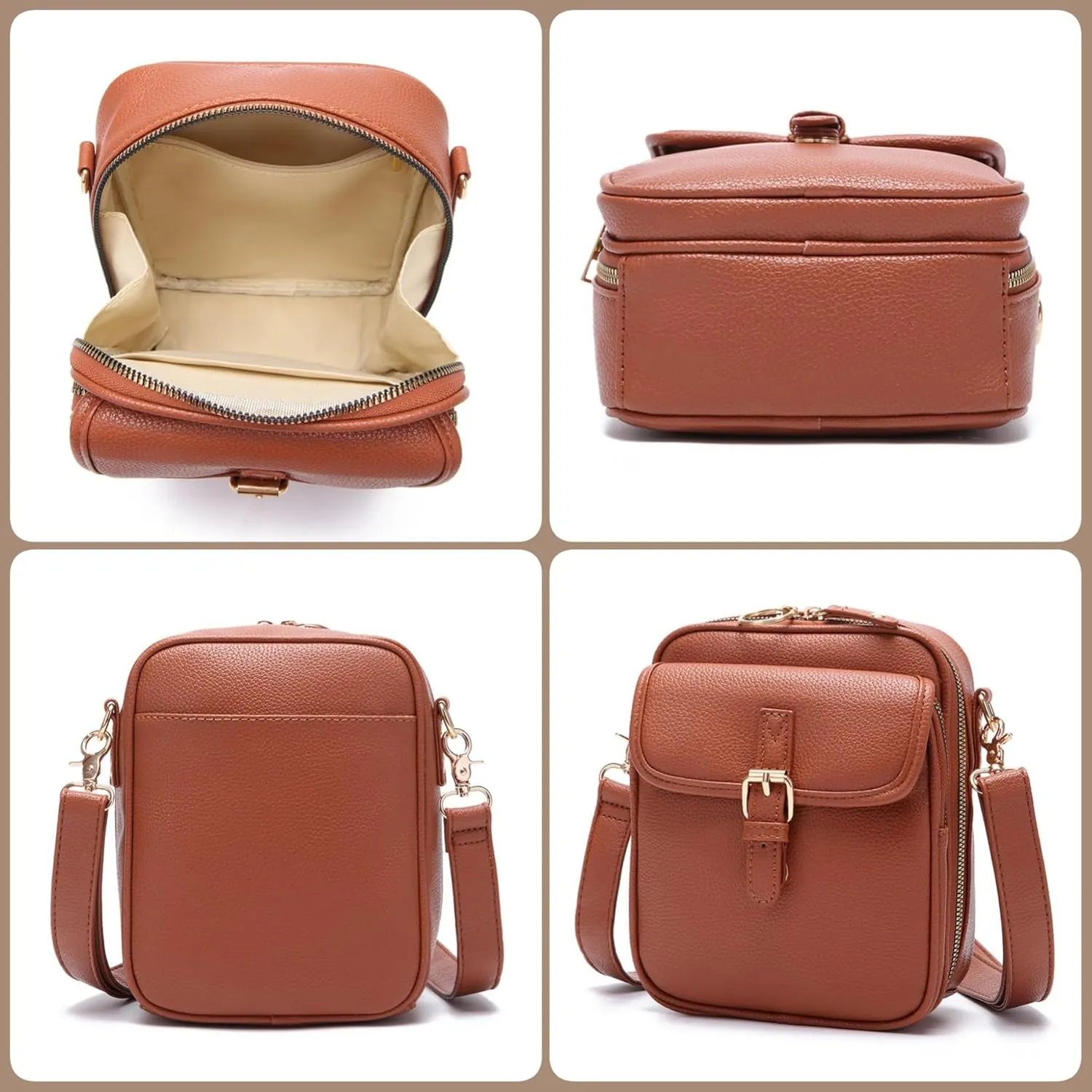 Collaboraten1 Crossbody Leather Bag, Collaborateam Urvashi Tojoyride Collaboration Anti Theft Shoulder Bags for Women