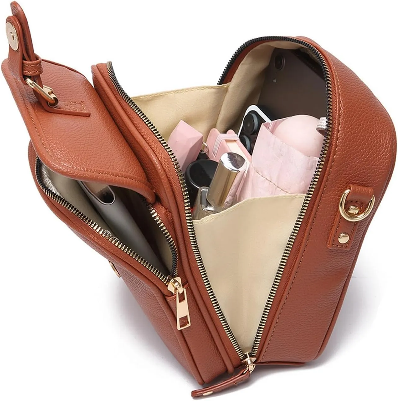 Collaboraten1 Crossbody Leather Bag, Collaborateam Urvashi Tojoyride Collaboration Anti Theft Shoulder Bags for Women