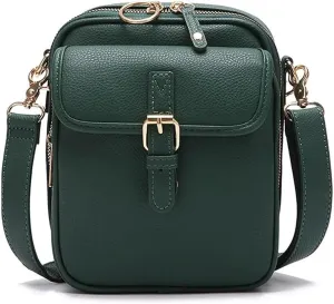 Collaboraten1 Crossbody Leather Bag, Collaborateam Urvashi Vintage Double Layer Large Capacity Anti Theft Shoulder Bags
