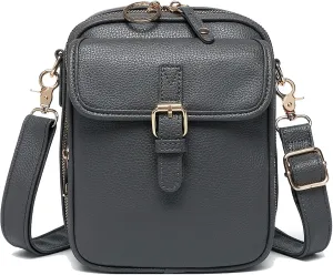 Collaboraten1 Crossbody Leather Bag, Urvashi Crossbody Bag, Retro Double-Layer Large Capacity Mini Crossbody Bags