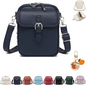Collaboraten1 Crossbody Leather Bag, Vintage Urvashi Crossbody Leather Bag For Women