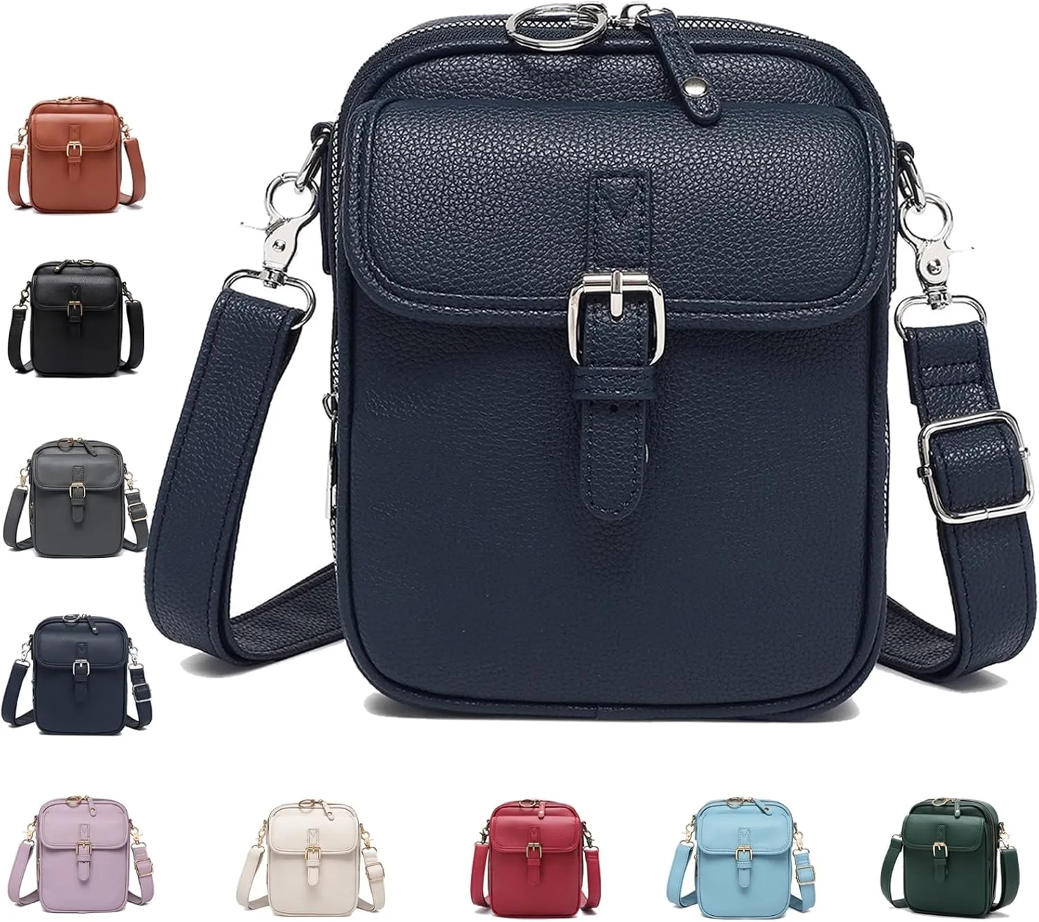 Collaboraten1 Crossbody Leather Bag,Urvashi Crossbody Leather Bag,Tojoyride Crossbody Bag,Small Crossbody Bags for Women Men