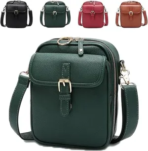 Comebybuy Vintage Large Capacity Messenger Bag, Purse Vintage Mini Messenger Bag for Women