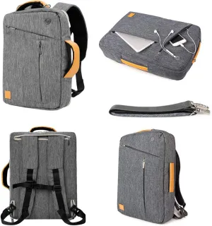 Convertible Laptop Shoulder Bag Messenger Bag Sleeve Case for Men Women Work Travel 13 14 15 15.6 16 17 17.3 Inch