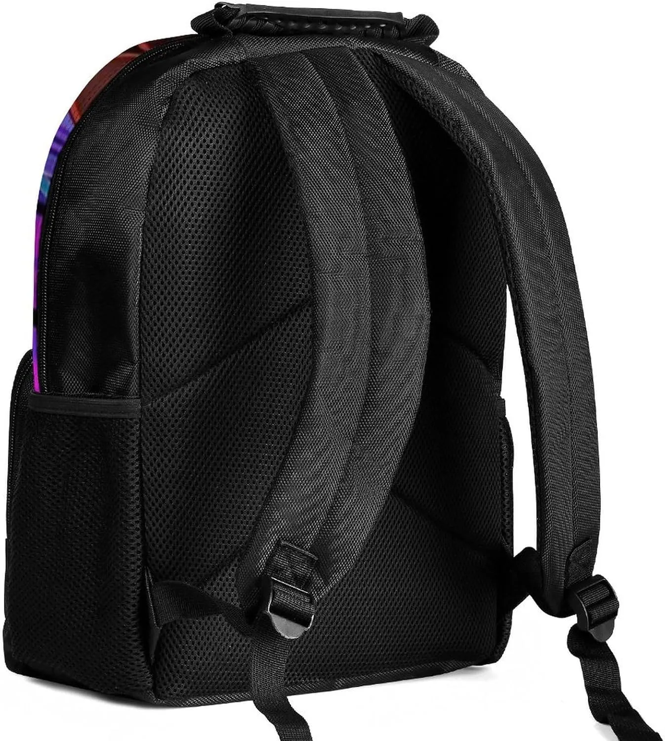 Cool African American Woman Bold And Colorful Art Rucksacks Polyester Anti-Theft Multipurpose Carry On Bag Large Capacity Gym Outdoor Hiking Backpack With Smooth Zippers