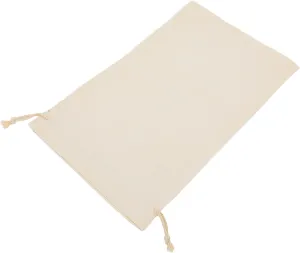 Cotton Drawstring Bag for Soil Sampling Grain Storage Thick Flour Sack Cloth Versatile Storage for Geology Samples and Food Items