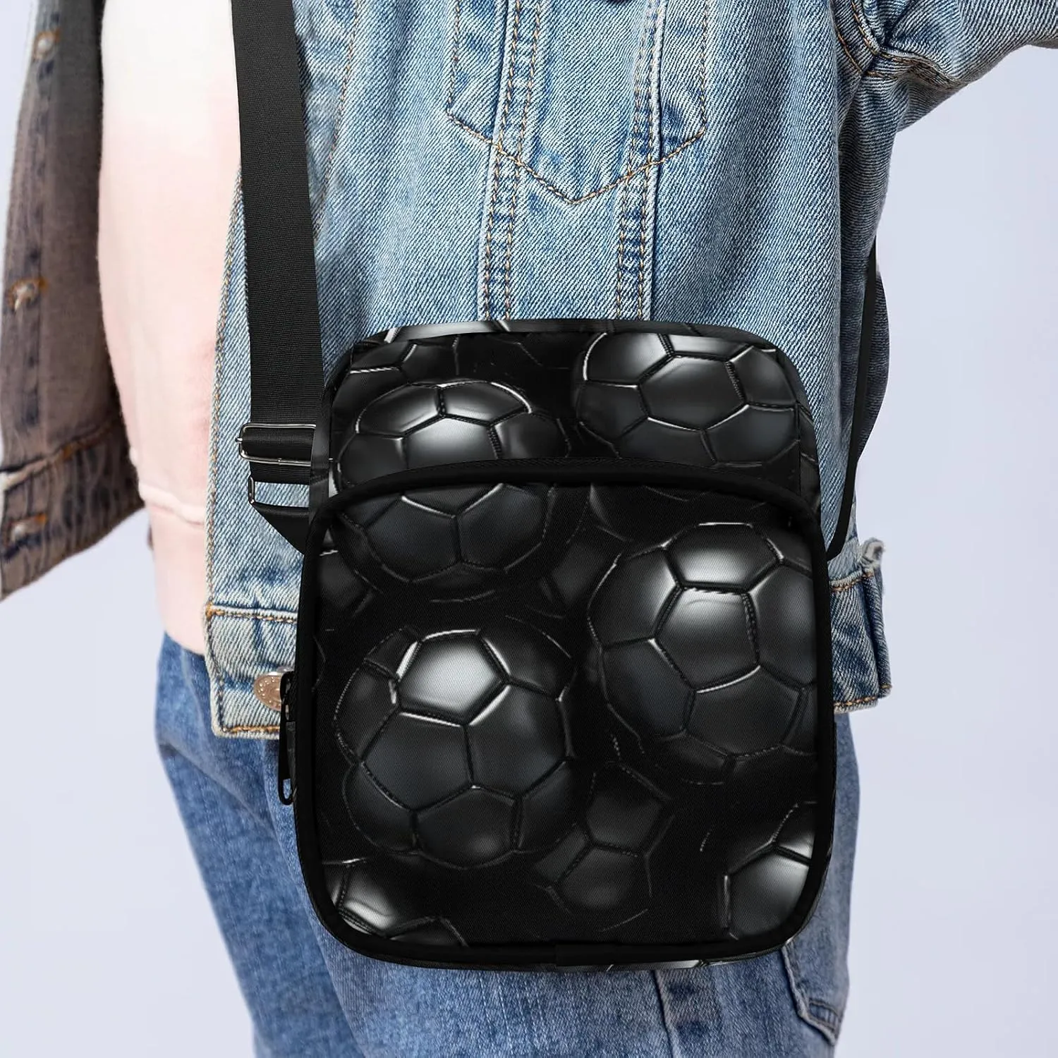 Crossbody Bag Small Sling Backpack Shoulder Bags Chest Pack Cross Body Daypack Basketball Belt Purses