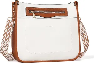 Crossbody Bags for Women 7-Pockets Purses for Women Vegan Leather Hobo Bag Shoulder Bag Handbags with Ajustable Strap