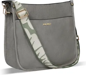 Crossbody Bags for Women Vegan Leather Hobo Handbag Fashion Shoulder Purses with Adjustable Strap