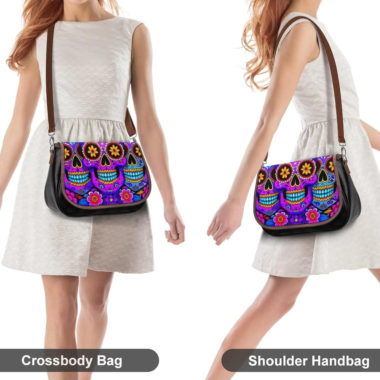 Crossbody Bags Purses Women, Lightweight Functional Multi Pocket Purse Adjustable Strap