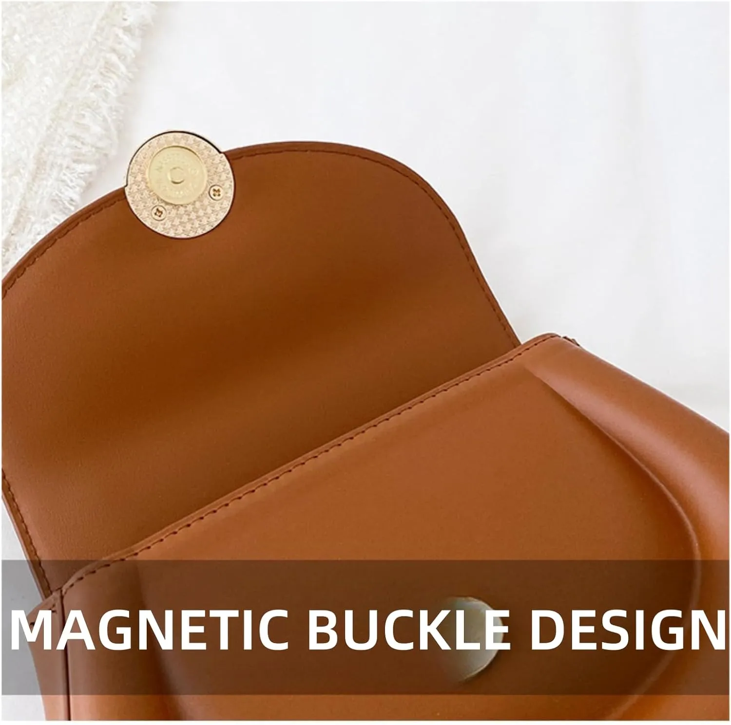 Crossbody Purse for Women Small Crossbody Bags Trendy Leather with Adjustable Shoulder Strap for Backpack Travel