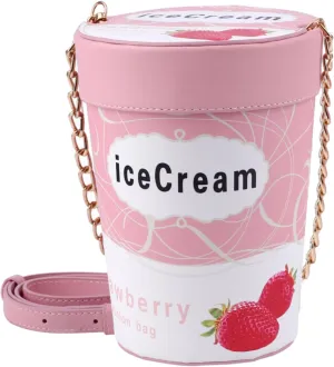 Crossbody Purses for Women Cute Crossbody Bag Fun Bucket Bag with Adjustable Shoulder Strap
