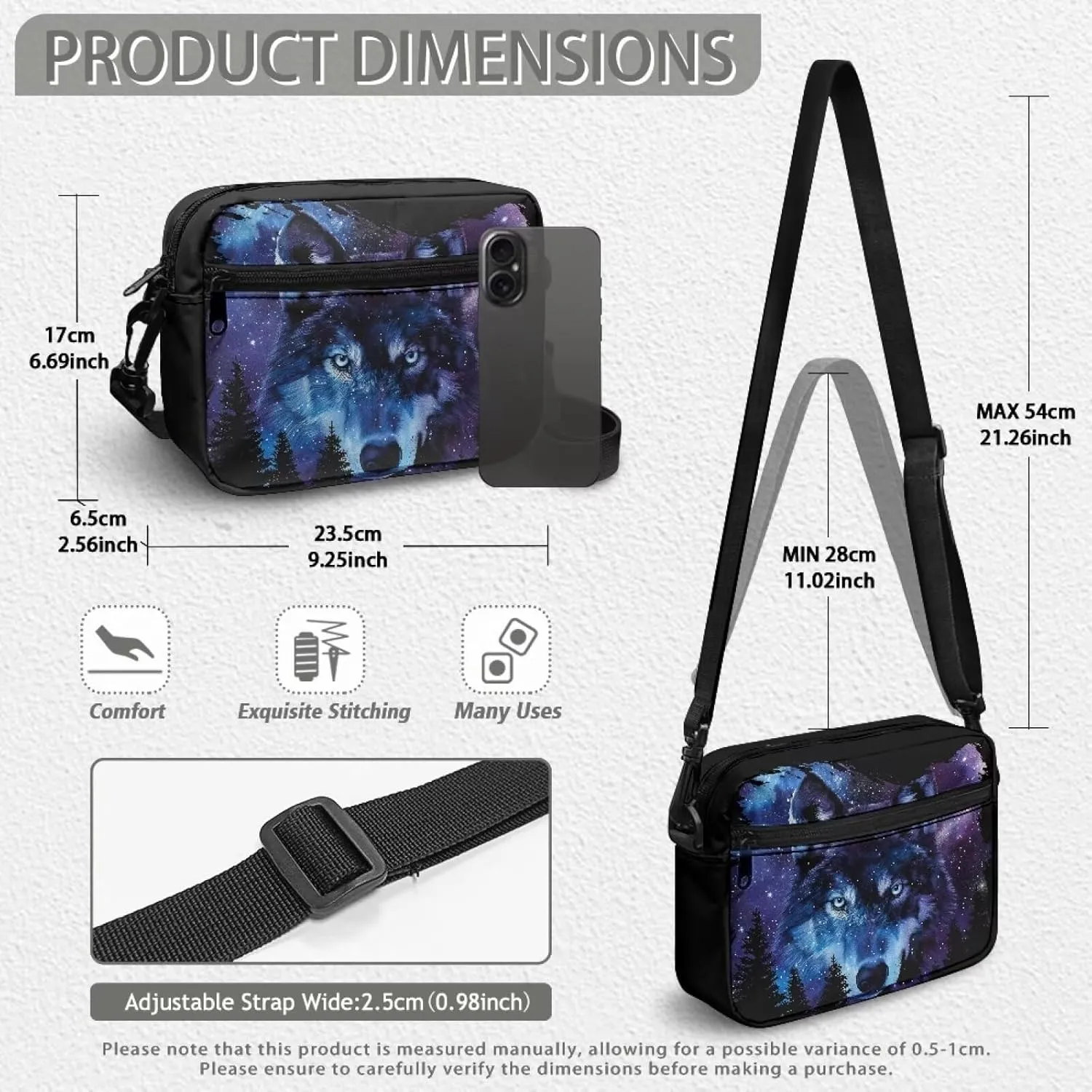 Crossbody Purses for Women with Adjustable Strap for Daliy Use