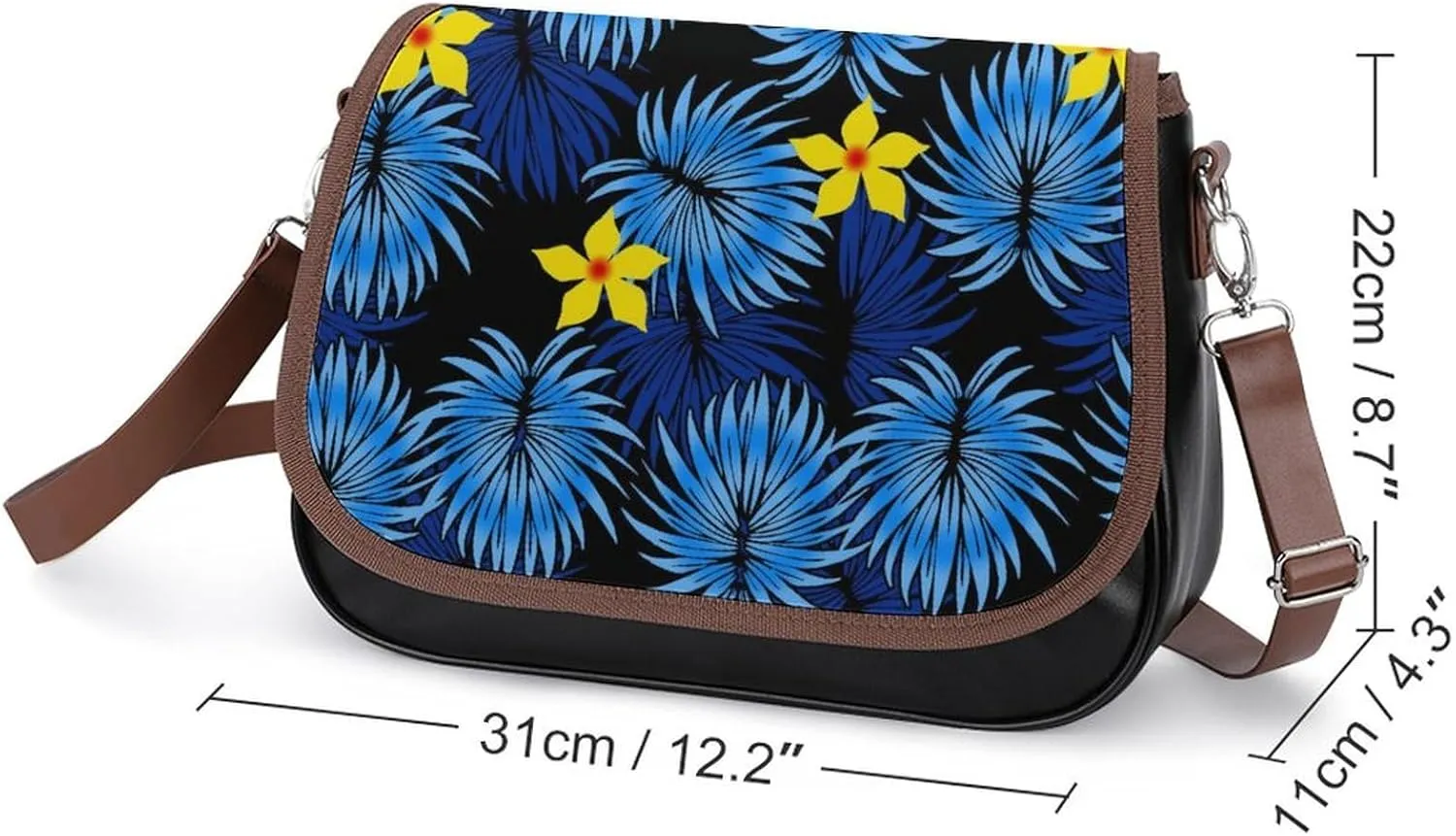 Customized Women'S Bag Design Pattern Polynesian Retro Tribal Art Crossbody Bag Leather Women'S Bag 2025