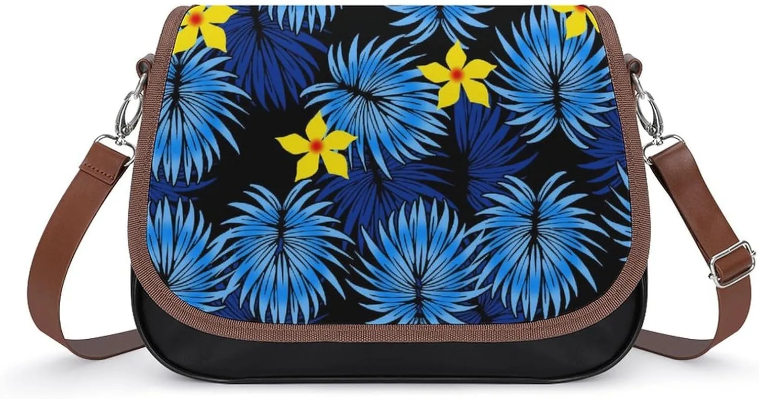 Customized Women'S Bag Design Pattern Polynesian Retro Tribal Art Crossbody Bag Leather Women'S Bag 2025