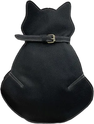 Cute Cat Bags New Personality One Shoulder Messenger Bags Fashion Chest Bag Geographic Messenger Bag (Black, One Size)