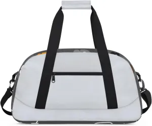 Cute Cat Legs Cat Paw Cartoon Gray Kids Overnighted Duffel Bag Carry-On Size & Ideal for School Practice or Weekender Travel with Zip and Shoulder Stra for Boys & Girls