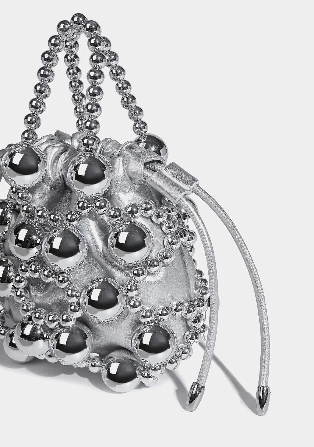 Cute Crossbody Bag Purse for Women, Aesthetic Fashion Sling Purse Harajuku Y2k Purse Handbags Ladies Hobo Shoulder Bag (silver)