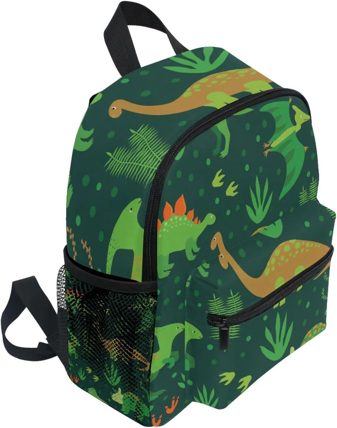 Cute Kids Back Pack Green Dinosaurs Todder Backpack Lightweight Preschool Kindergarten Book Bag Practical and Durable Daycare Bag for Travel,Toys