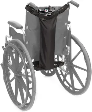DAHE Oxygen Cylinder Bag for Wheelchairs Single Tank and Personal Items Carrier