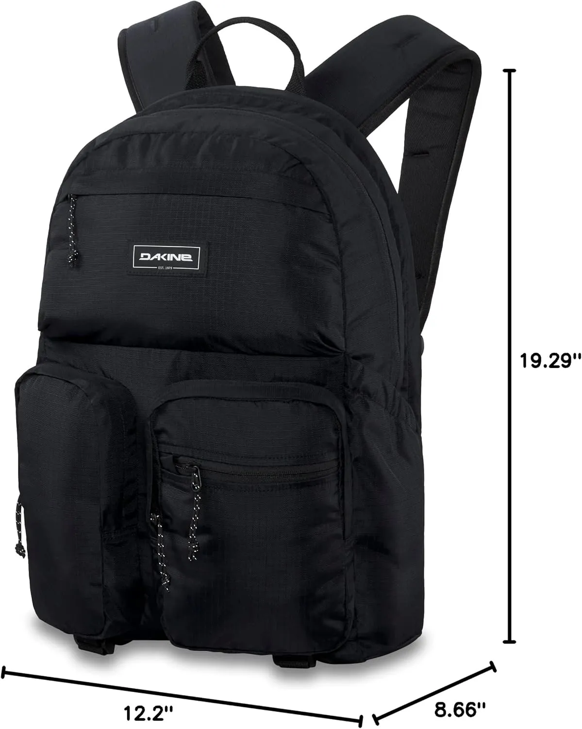 Dakine Method Backpack Dlx 28L - Black Ripstop, One Size