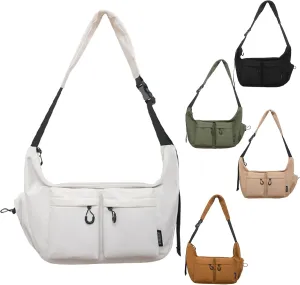 Dallaswind Large Capacity Messenger Canvas Bag, Dallaswind Large Crossbody Bag Shoulder Purse, Resistant Canvas Satchel