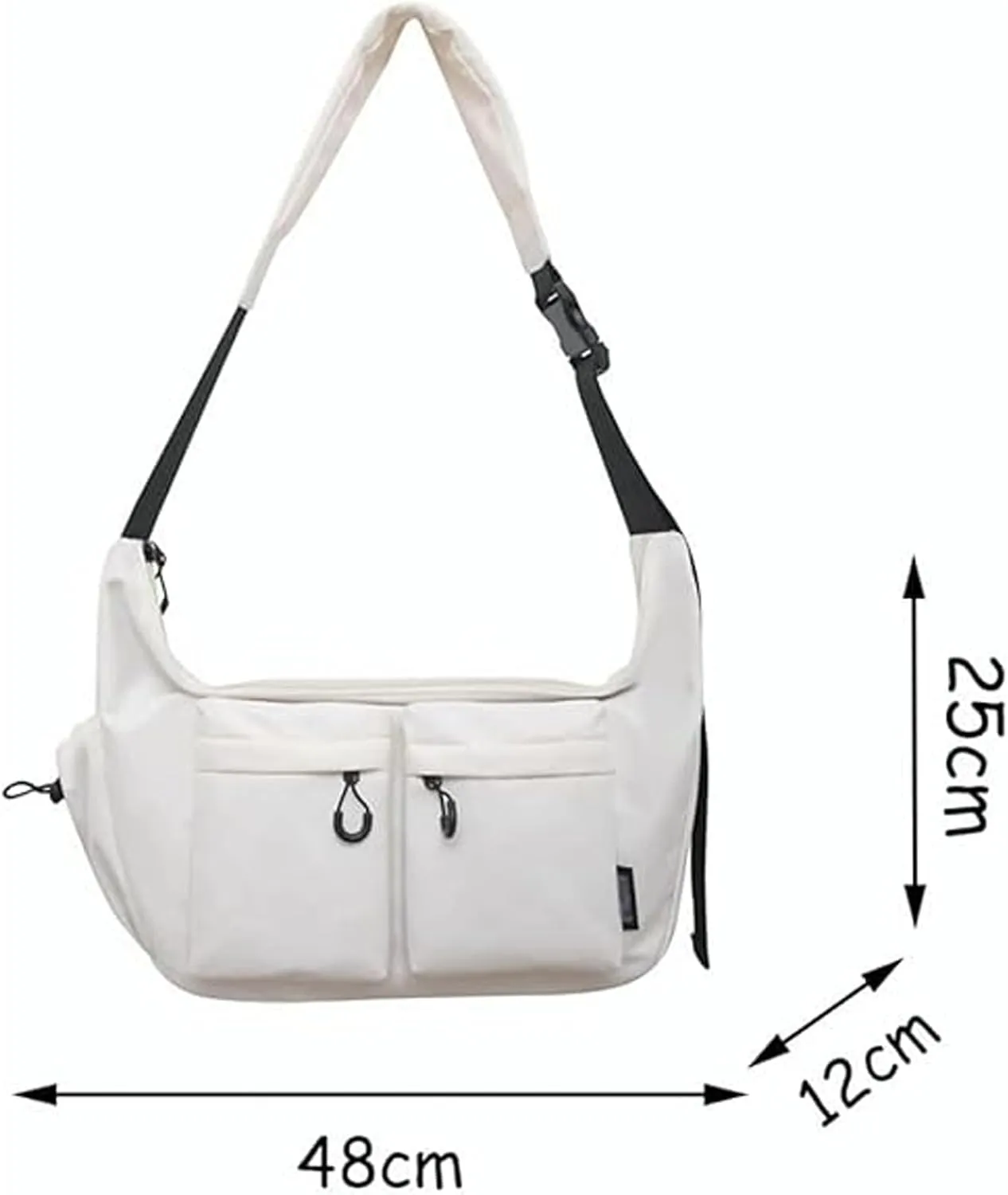 Dallaswind Large Capacity Messenger Canvas Bag, Dallaswind Large Crossbody Bag Shoulder Purse, Resistant Canvas Satchel