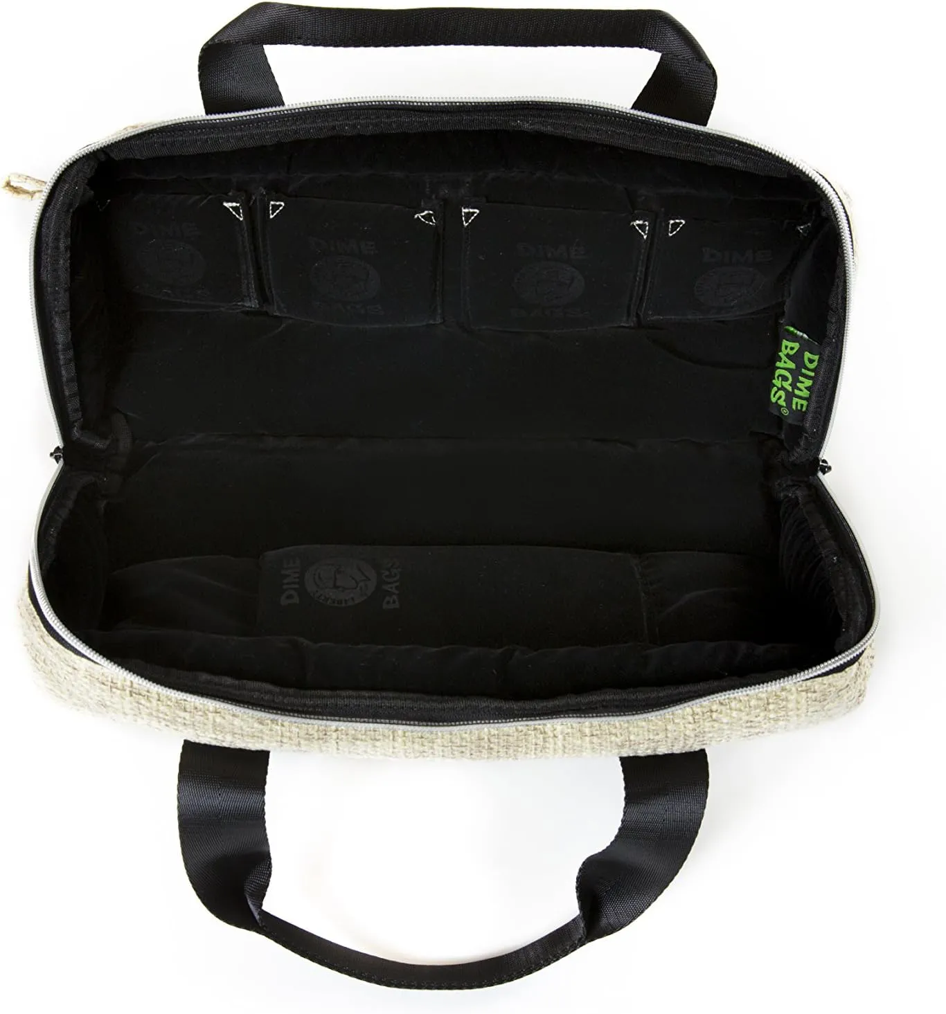 Dime Bags - Padded Duffle Tube, Durable Hemp Blend (15 Inch, Tan)