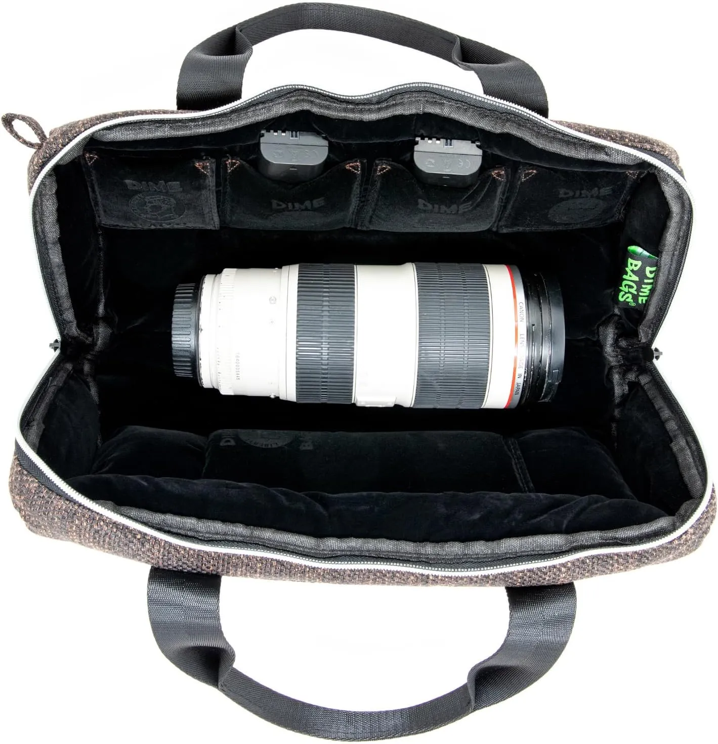 Dime Bags - Padded Duffle Tube, Durable Hemp Blend (15 Inch, Tan)