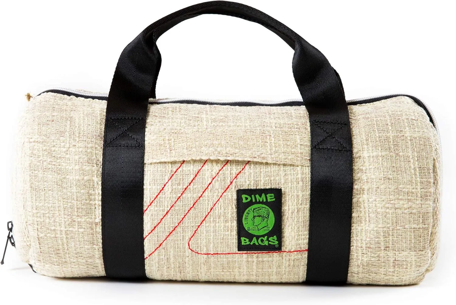 Dime Bags - Padded Duffle Tube, Durable Hemp Blend (15 Inch, Tan)