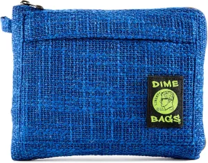 DIME BAGS Padded Pouch – Smell Proof Protective Case with Padded Interior, Durable Hemp-Polyester Fabric, Heavy-Duty Zippers & Interchangeable Patch, Travel & Storage for Fragile Items