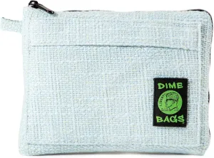 DIME BAGS Padded Pouch – Smell Proof Protective Case with Padded Interior, Durable Hemp-Polyester Fabric, Heavy-Duty Zippers & Interchangeable Patch, Travel & Storage for Fragile Items
