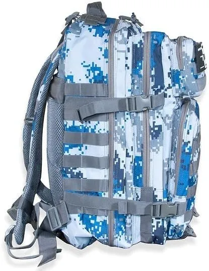 Directional Force | D1 Navy Digi-Camo Backpack | Utility Backpack with Multiple Storage Compartments | Performance Apparel & Products (Navy Digi-Camo)