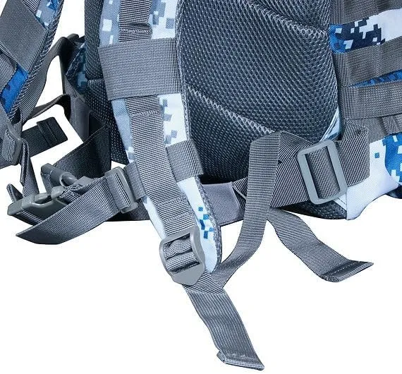 Directional Force | D1 Navy Digi-Camo Backpack | Utility Backpack with Multiple Storage Compartments | Performance Apparel & Products (Navy Digi-Camo)