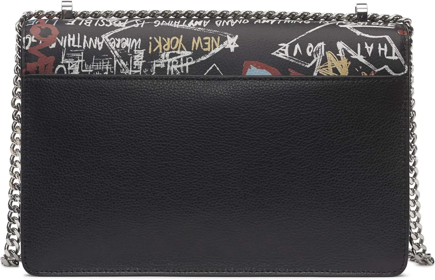 DKNY womens Elissa Leather Shoulder Bag with Logo Charm