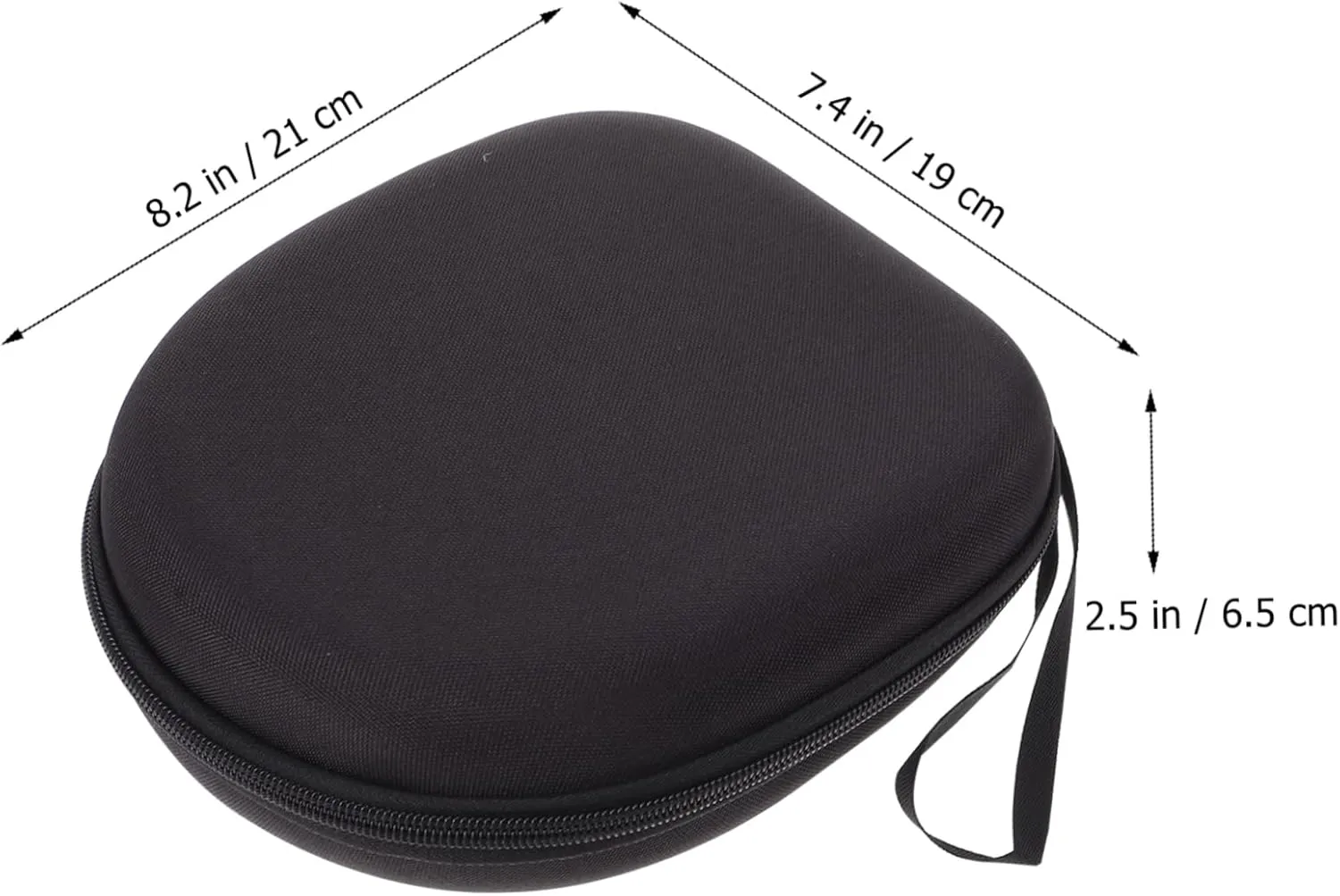 DOITOOL 2 Pcs Headset Case Travel Bag Earphone Protective Case Mesh Bag and Fastening Band Safe Storage for Your Headphones