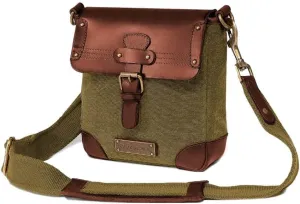 DRAKENSBERG Messenger Bag - shoulder and cross body bag, us letter, men, sustainable handmade, retro-vintage, canvas, leather