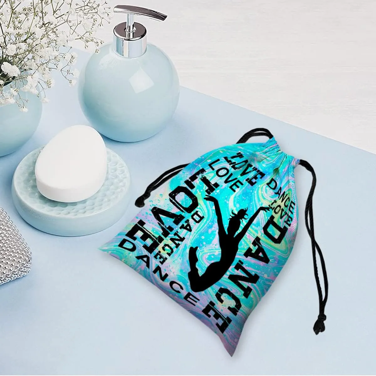Drawstring Grip Bags For Womens Water Resistant Drawstring Bag Gym Storage Pouch For Sports Party Favors