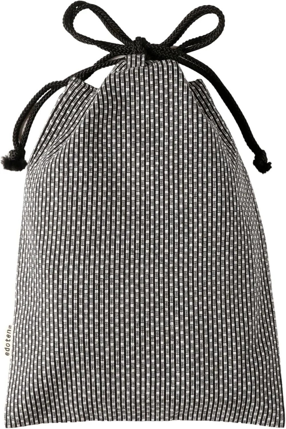 drawstring pouch cloth bag cotton 100% Sashiko fabric shrine stamp book bag inner pocket men's ladies'