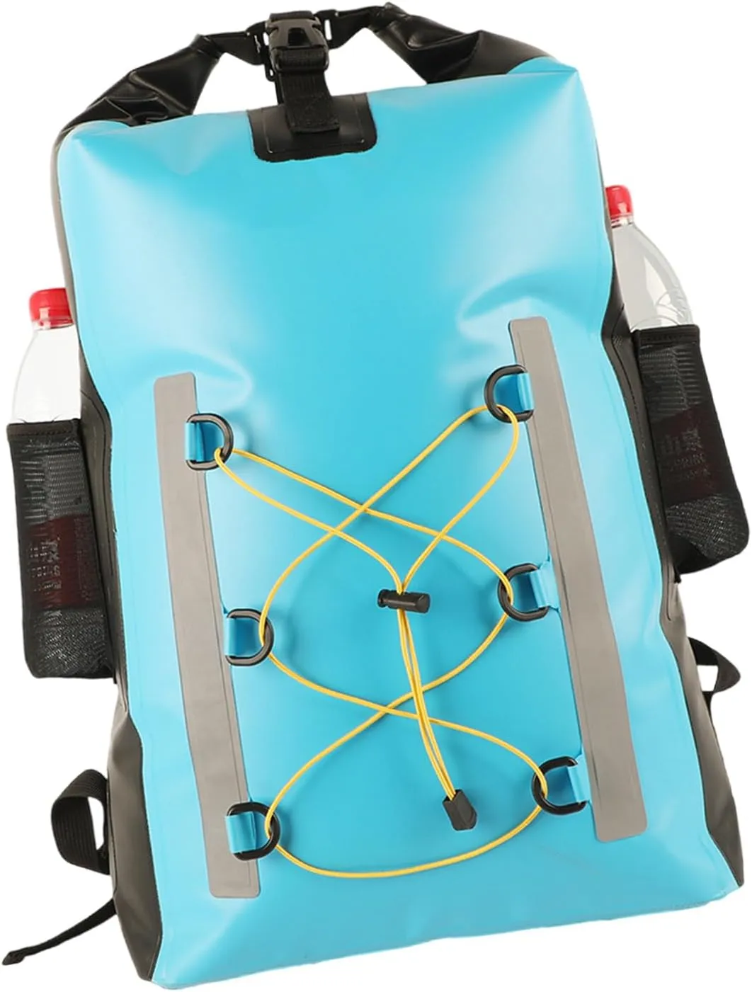 Dry Backpack Water Proof Dry Bag Backpack 30L with Meshes Pocket Adjustable Strap Roll Top Dry Bag for Kayaking Rafting