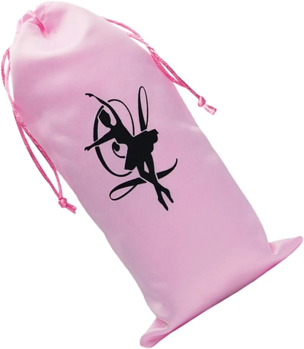 ERINGOGO Ballet Shoes Storage Pouch Drawstring Bag for Girls Dance Bag Canvas Holder for Travel Moderate Capacity Multifunctional Use