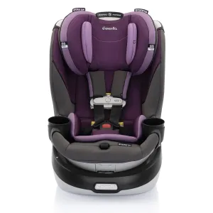 Evenflo Gold Revolve360 Slim 2-in-1 Rotational Car Seat with SensorSafe (Amethyst Purple)