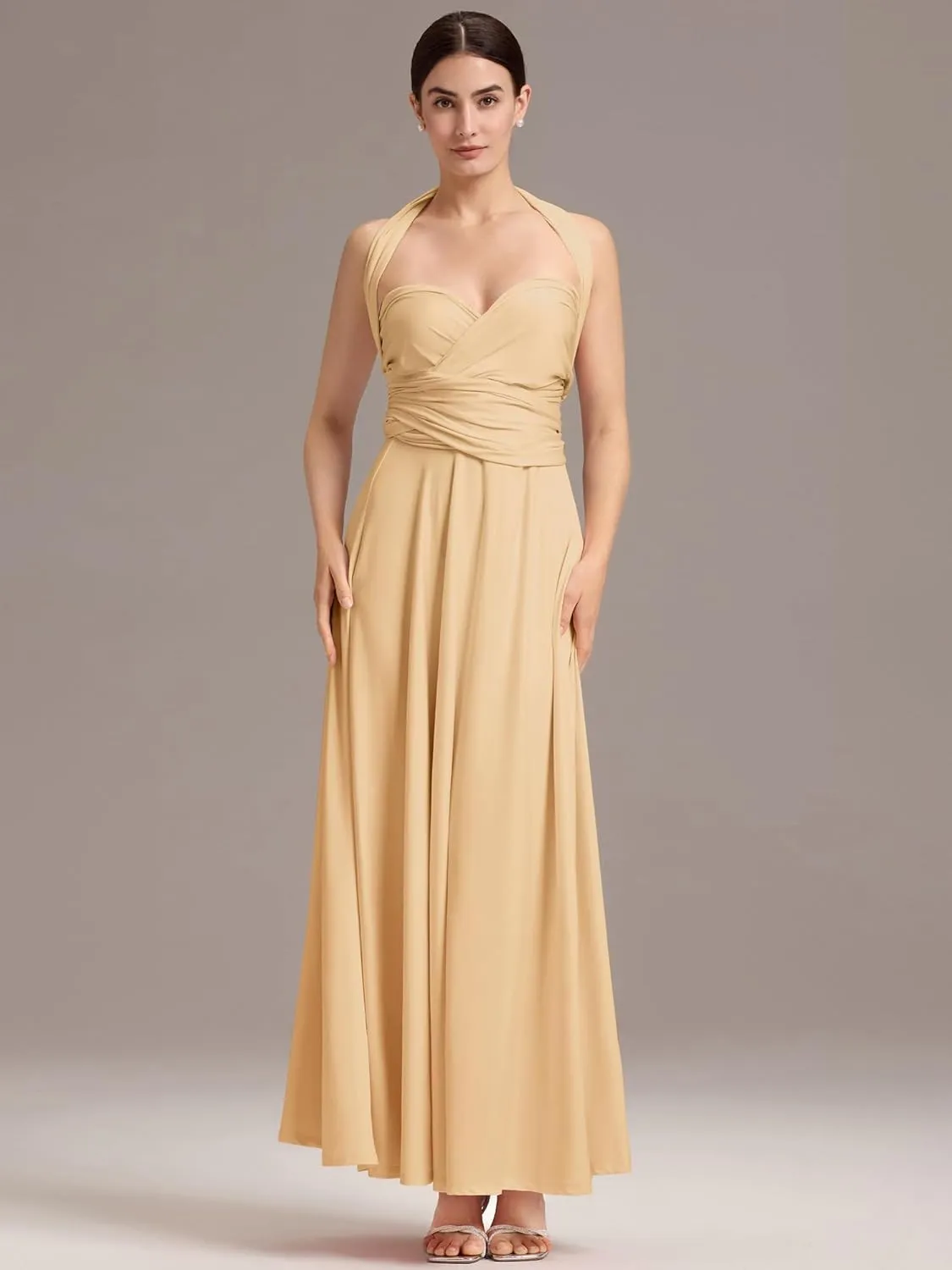Ever-Pretty Women's Convertible Bridesmaid Dress Infinity Multi-Way Wrap Gowns Twist Wrap Dresses 02410