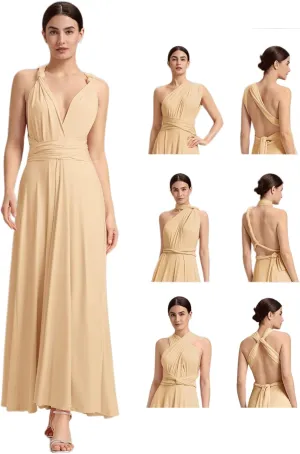 Ever-Pretty Women's Convertible Bridesmaid Dress Infinity Multi-Way Wrap Gowns Twist Wrap Dresses 02410