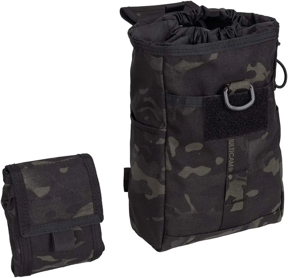 EXCELLENT ELITE SPANKER Molle Dump Pouch Drawstring Magazine Utility Pouch Folding Dump Pouch Waist Bag