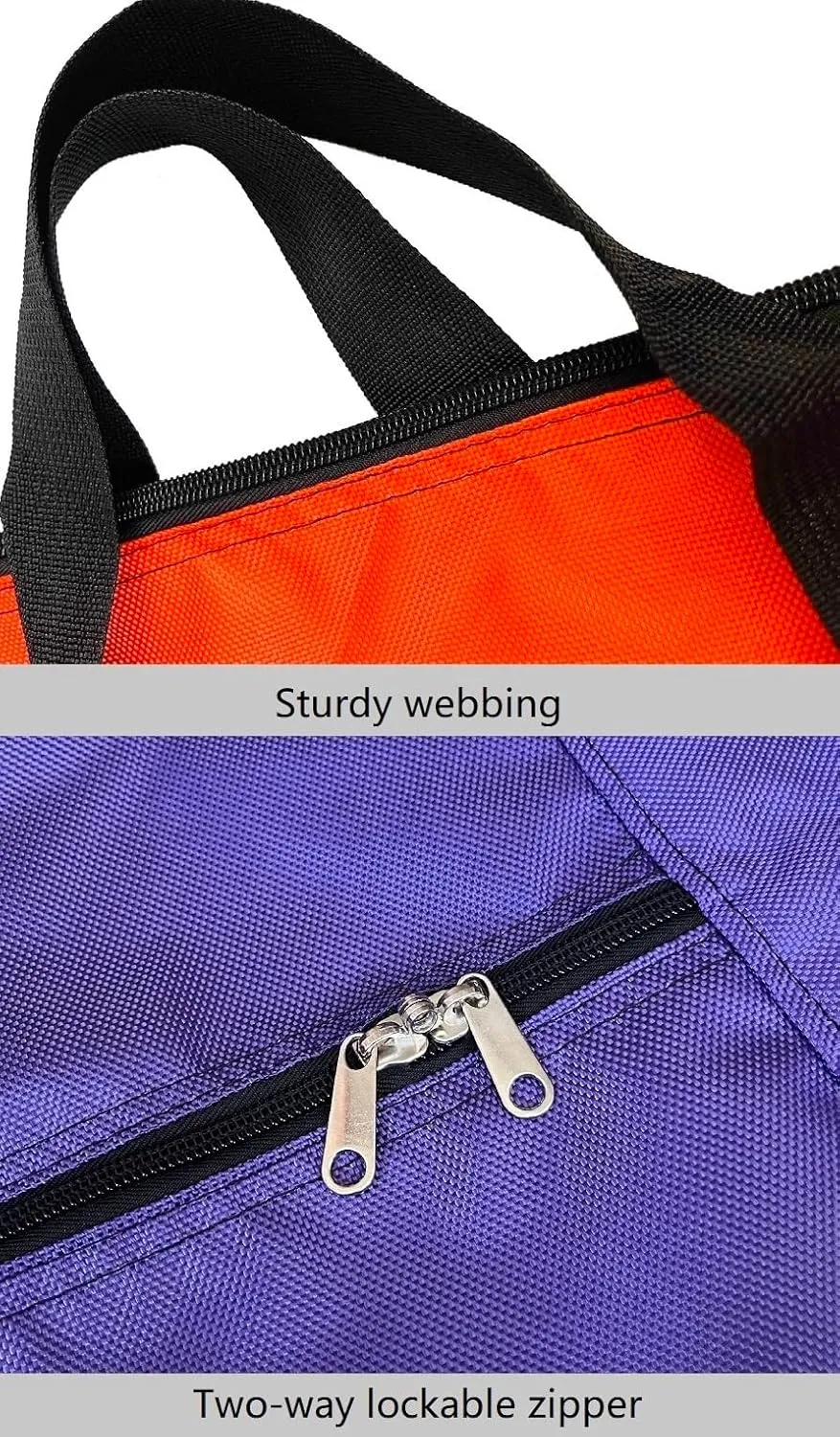 Extra Large Storage Duffle Bag with Zippers and Handles, Big Foldable Duffle Bag for Travel
