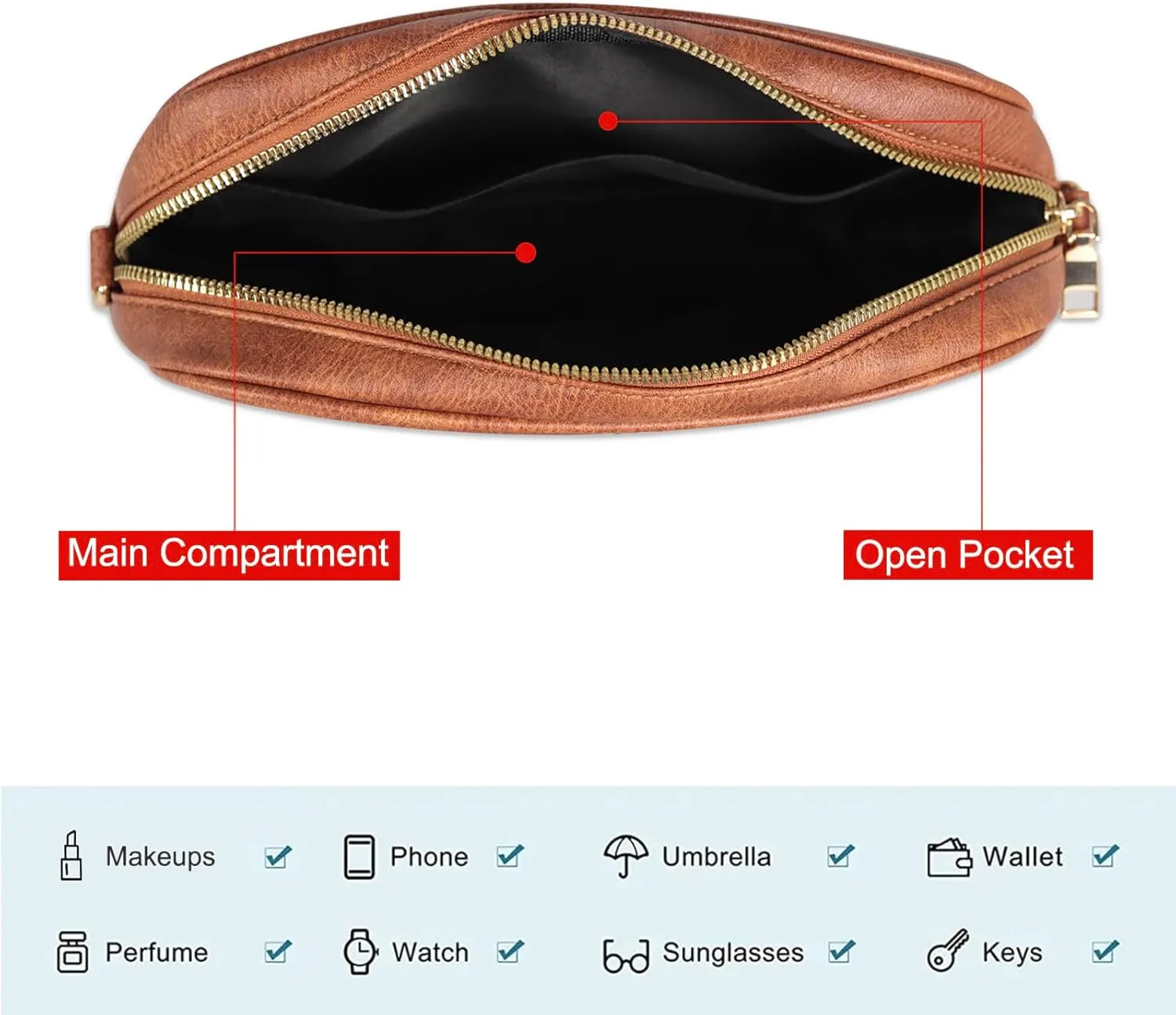 EXTREE crossbody Bags for Women,Trendy Shoulder Vegan Leather Handbags, Satchel Purse with Adjustable Wide Vintage Strap