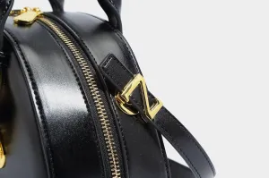 Fashion Crossbody Bag for Women Y2k Purse Aesthetic Trendy Shoulder Bag Chic Sling Purse Demure Coquette Fairy Purse (black)